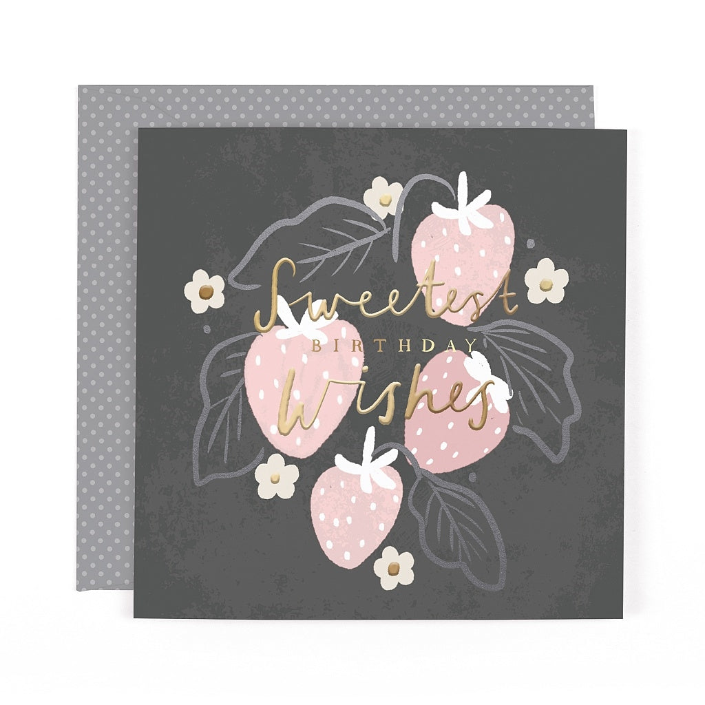 Anise Sweetest Birthday Strawberries Card