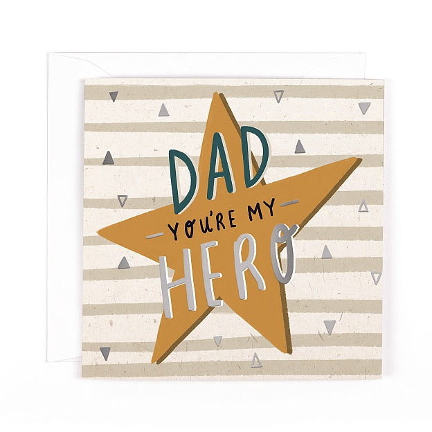 Domino Hero Father's Day Card