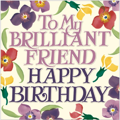 Emma Bridgewater Friend Birthday Card