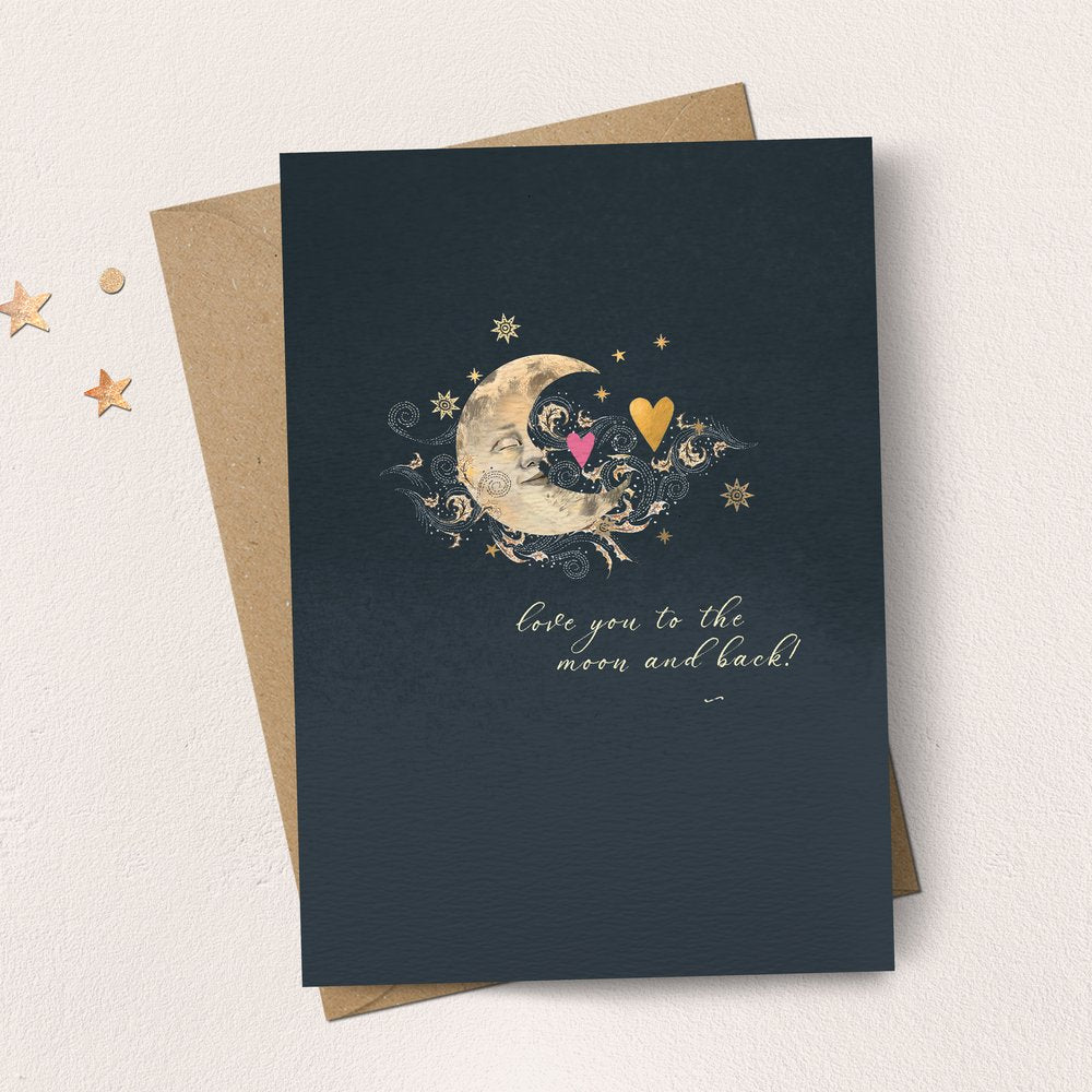 L&F Love You To The Moon & Back Card