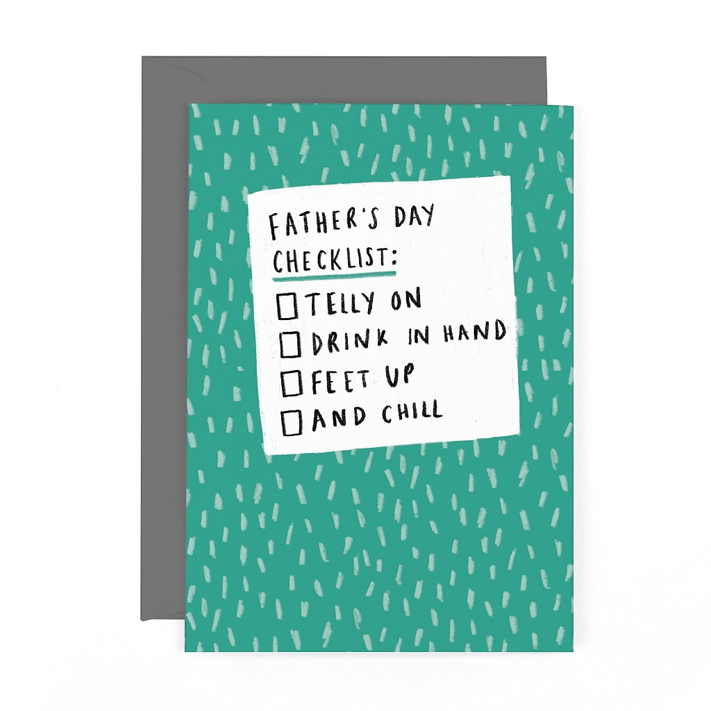 Last Laugh Checklist Father's Day Card