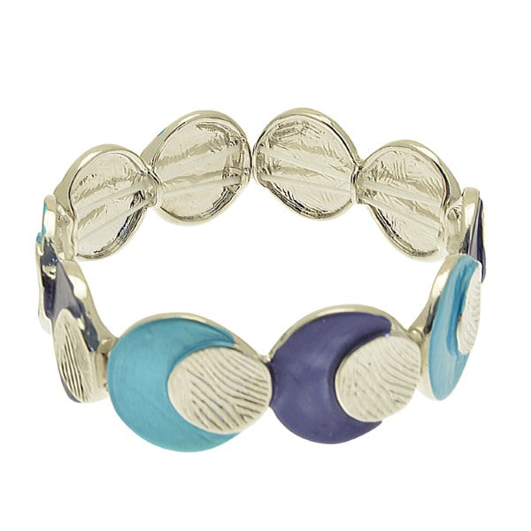 Miss Milly Blue Disc Bracelet