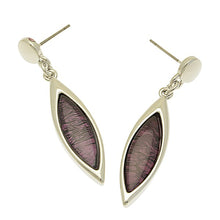 Load image into Gallery viewer, Miss Milly Purple Oval Earrings
