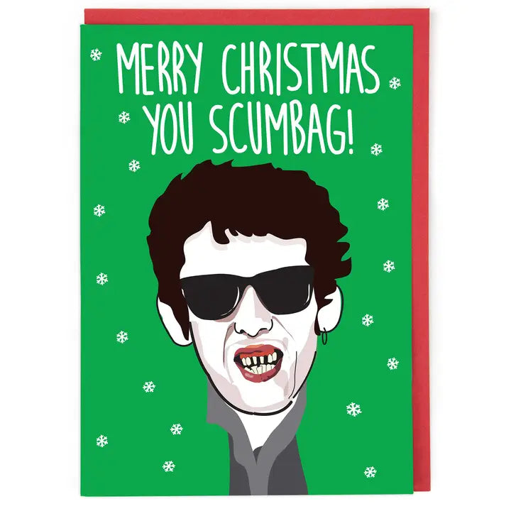 Modern Icons Merry Christmas You Scumbag! Card