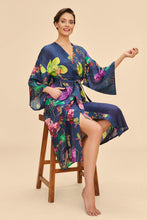 Load image into Gallery viewer, Powder Exotic Evening Kimono Gown
