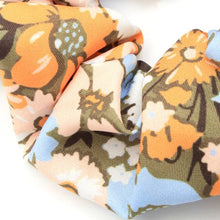 Load image into Gallery viewer, Retro Floral Scrunchie
