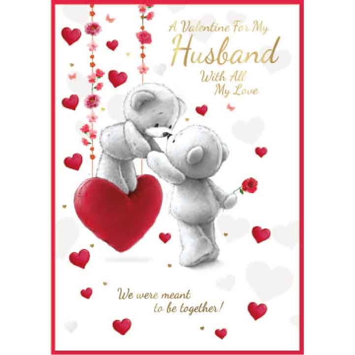 SE Bears Husband Valentine Card