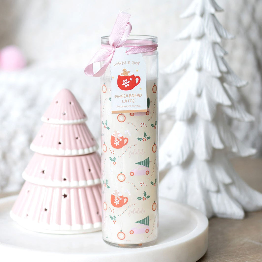 Sugarplum Gingerbread Latte Tube Candle