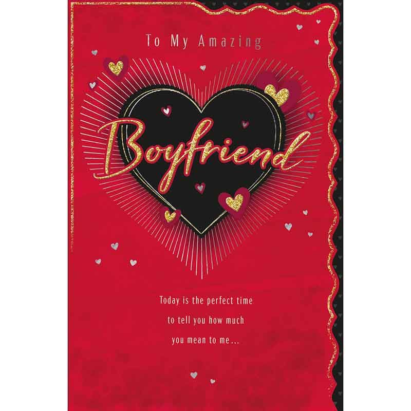 Truly Yours Boyfriend Valentine XL Card