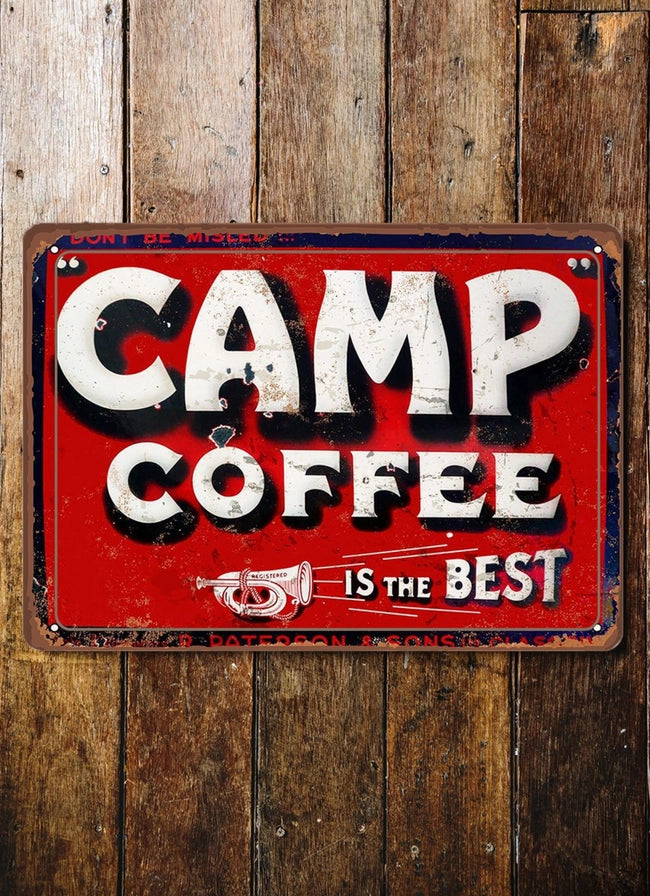 Vintage Small Sign Camp Coffee