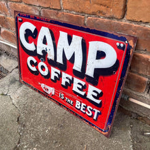 Load image into Gallery viewer, Vintage Small Sign Camp Coffee
