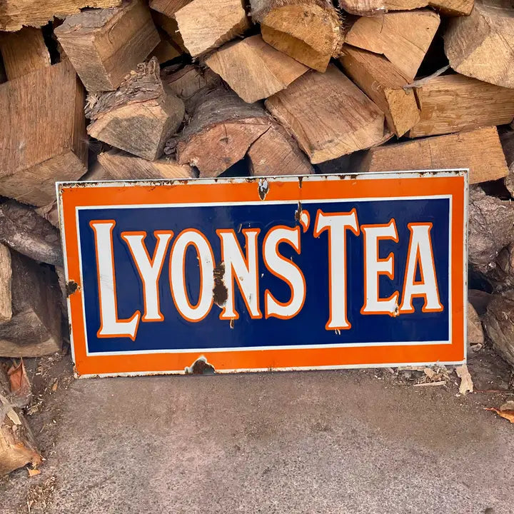 Vintage Tiny Sign Lyons' Tea