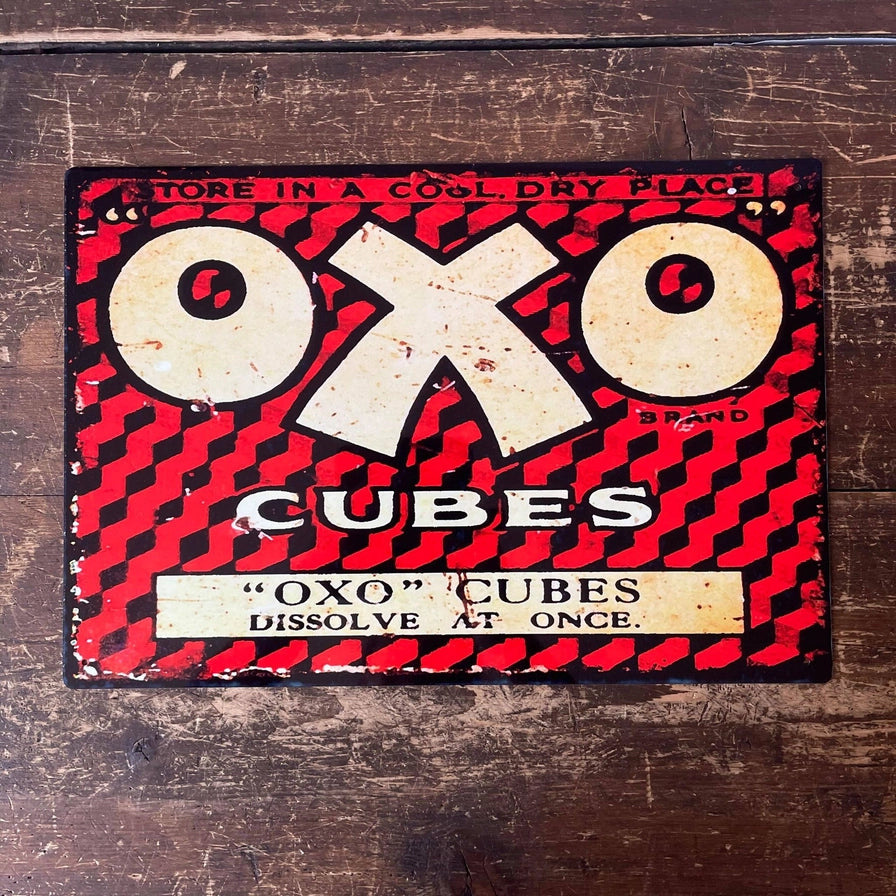 Vintage Small Sign Oxo Cubes