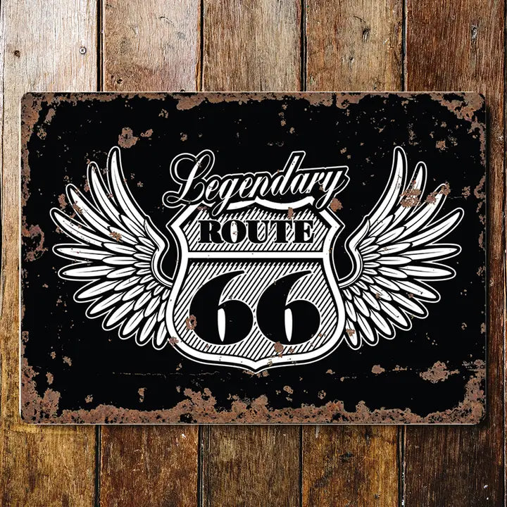 Vintage Small Sign Route 66