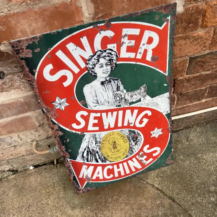 Vintage Small Sign Singer Sewing Machines