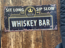 Load image into Gallery viewer, Vintage Extra Large Sign Whiskey Bar
