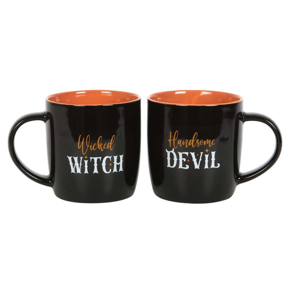 Wicked Witch & Handsome Devil Mugs Set