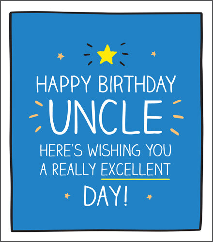 Happy Jackson Happy Birthday Uncle Card