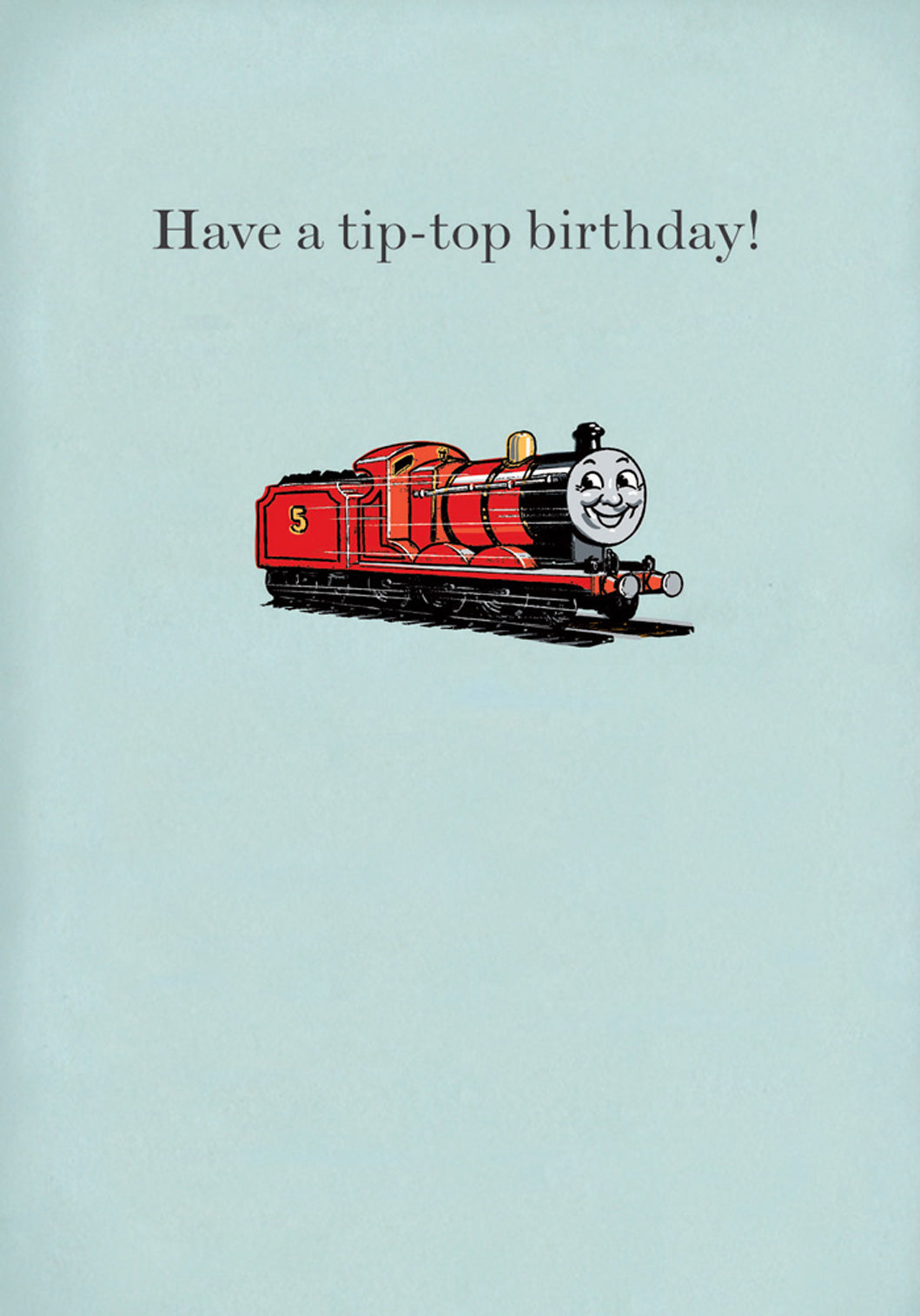 Thomas The Tank Engine Tip Top Birthday Card