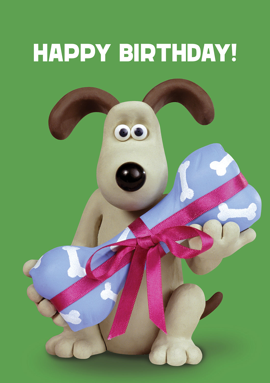 Wallace & Gromit Happy Birthday Bone Card